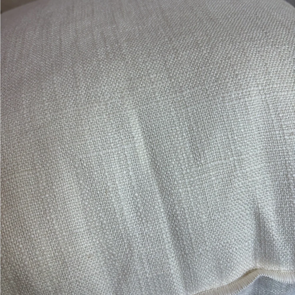 West Elm Linen Throw Pillows (Two Pillows)